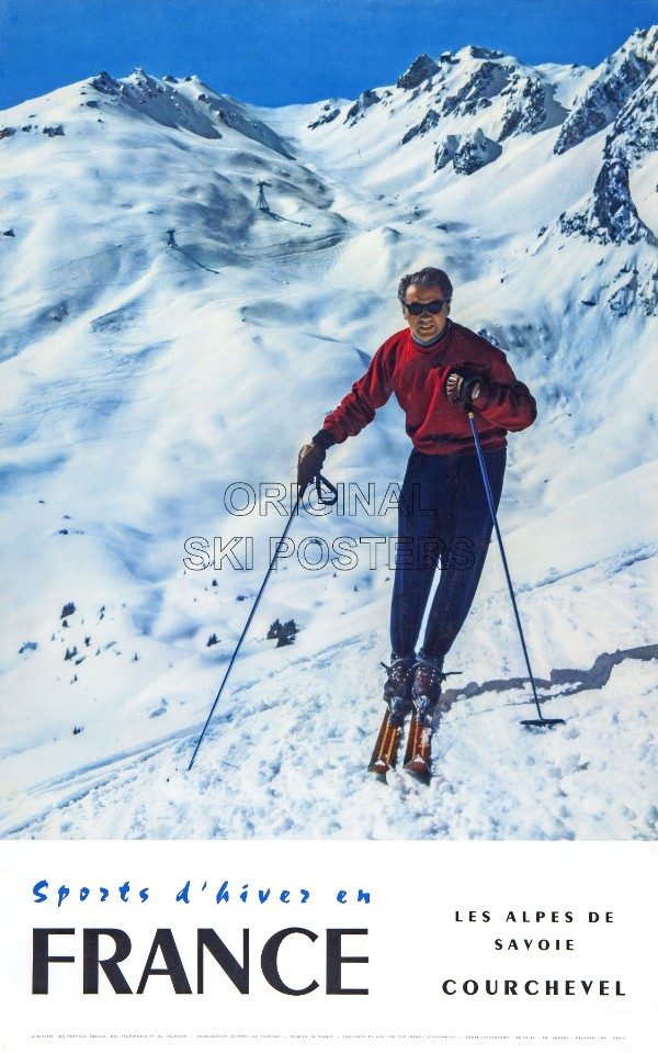 Courchevel: Les Alpes de Savoie – Original Ski Posters.com
