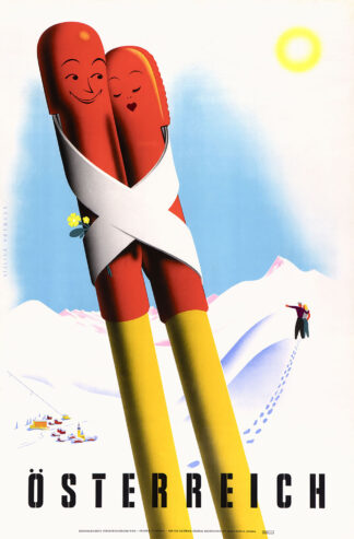 Austria: Ski Poles in Love